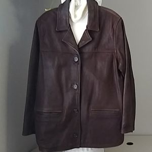 Vintage Aldo Brown leather Jacket